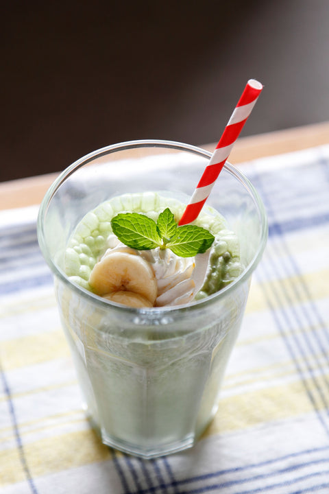 Green Barley Yogurt Smoothie